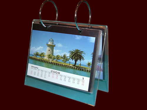 精美亚克力台历架